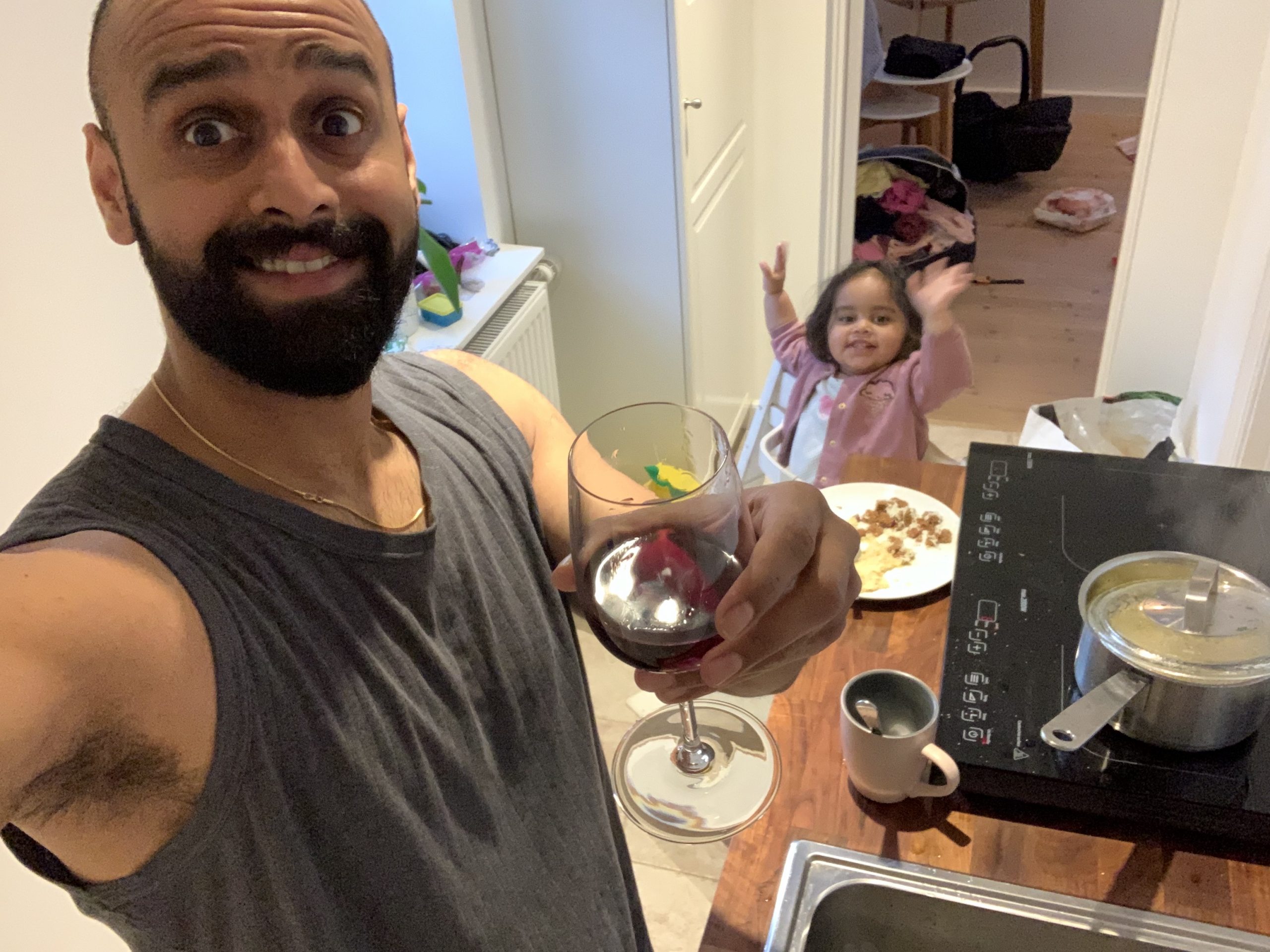 She knows that its a party!